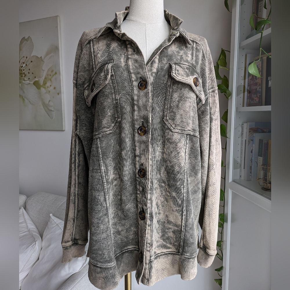 Anthropologie Pilcro Shirt Jacket - Picture 10 of 11